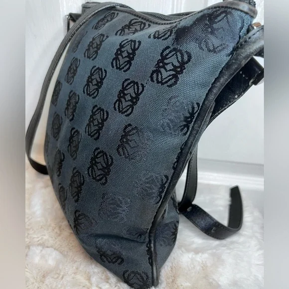 LOEWE ANAGRAM CROSSBODY BLACK/GREY BAG - Picture 4 of 15